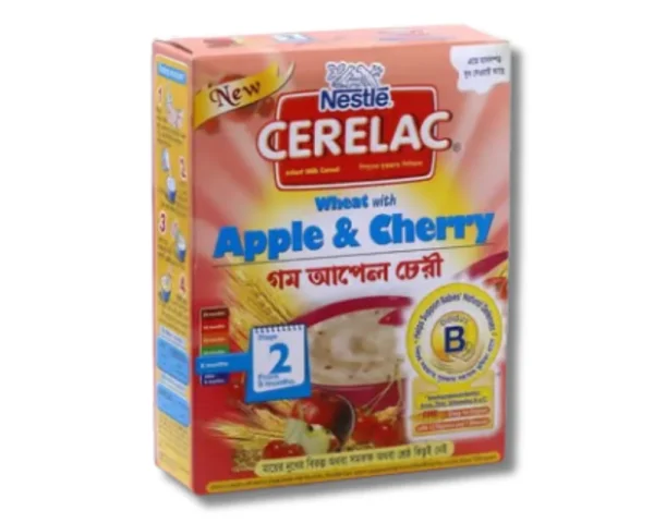 Cerelac Wheat Apple Cherry 400(±)50gm