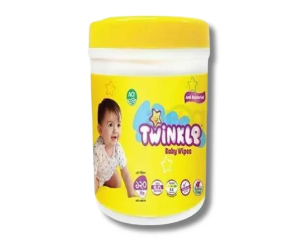 Savlon Twinkle Baby Wipes 120Pcs (Jar)