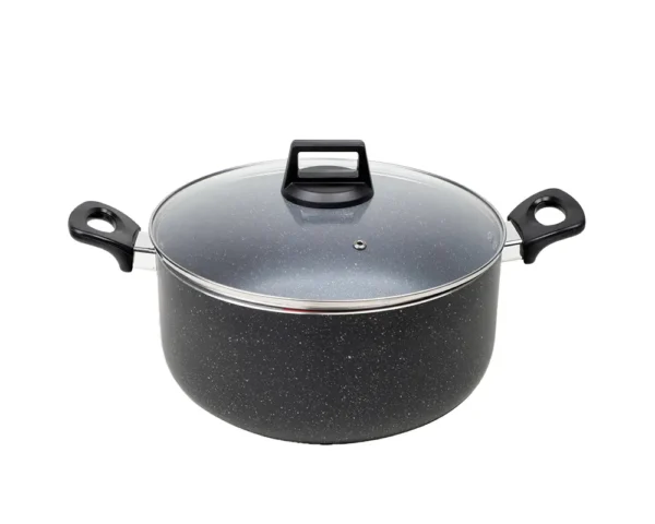 Kiam Die-Cast Casserole With Glass Lid 26cm
